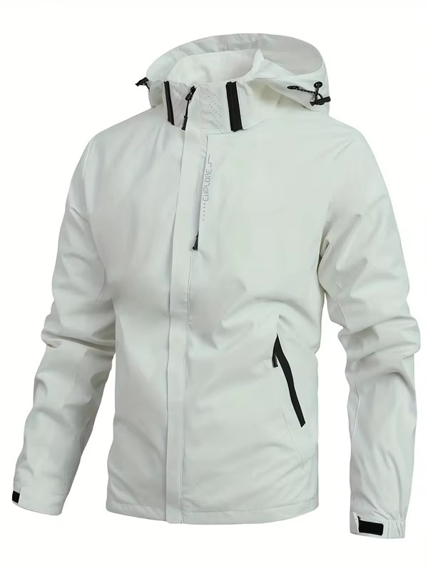 Amawinc Veste De Pluie Légère Pour Homme À Capuche Imperméable Pour Randonnée Et Plein Air