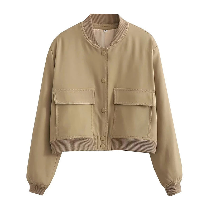 Paige Veste Bomber Courte Pour Femme Hiver Chic Élégante Confortable Décontractée Moderne