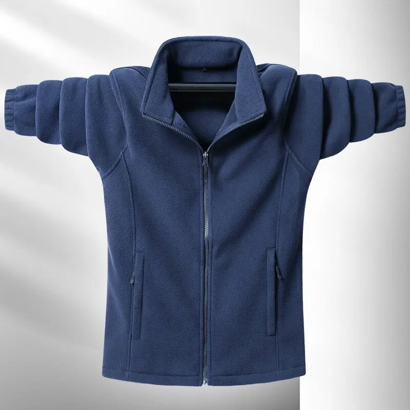 Amawinc Veste Polaire Street Ready Pour Hommes Coupe Premium Ajustée Polyvalente Design Minimaliste Avec Zip Durable