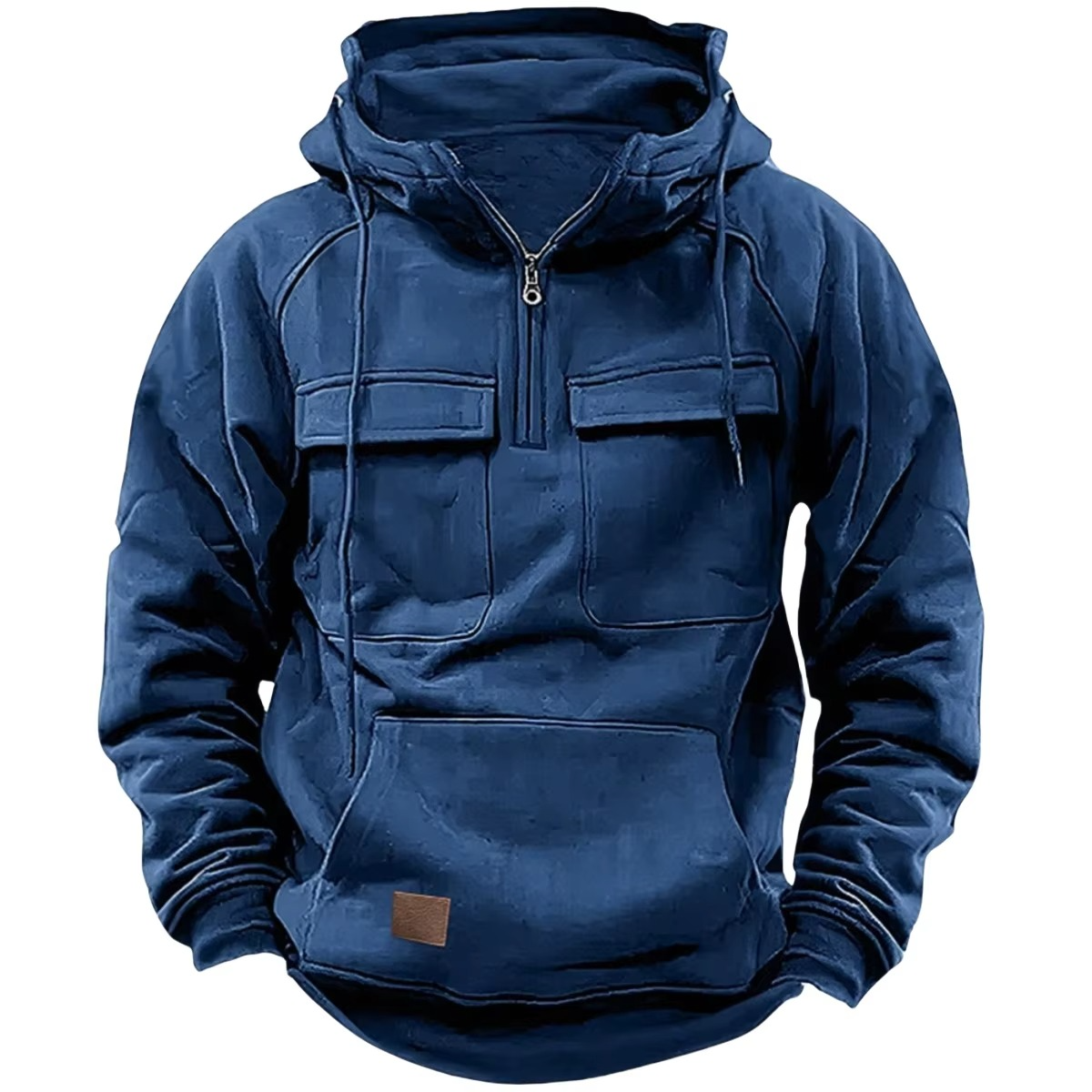 Sweat À Capuche Épais Pour Homme Avec Multiples Poches Pour Plein Air Et Vie Quotidienne