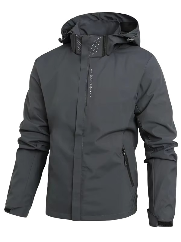Amawinc Veste De Pluie Légère Pour Homme À Capuche Imperméable Pour Randonnée Et Plein Air