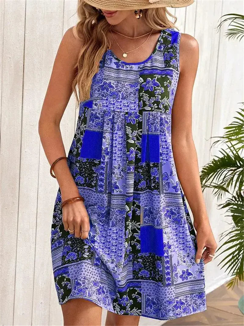 Robe Sans Manches Gail Amawinc Coupe Trapèze A Ligne Pour Vacances Et Sorties Décontractées