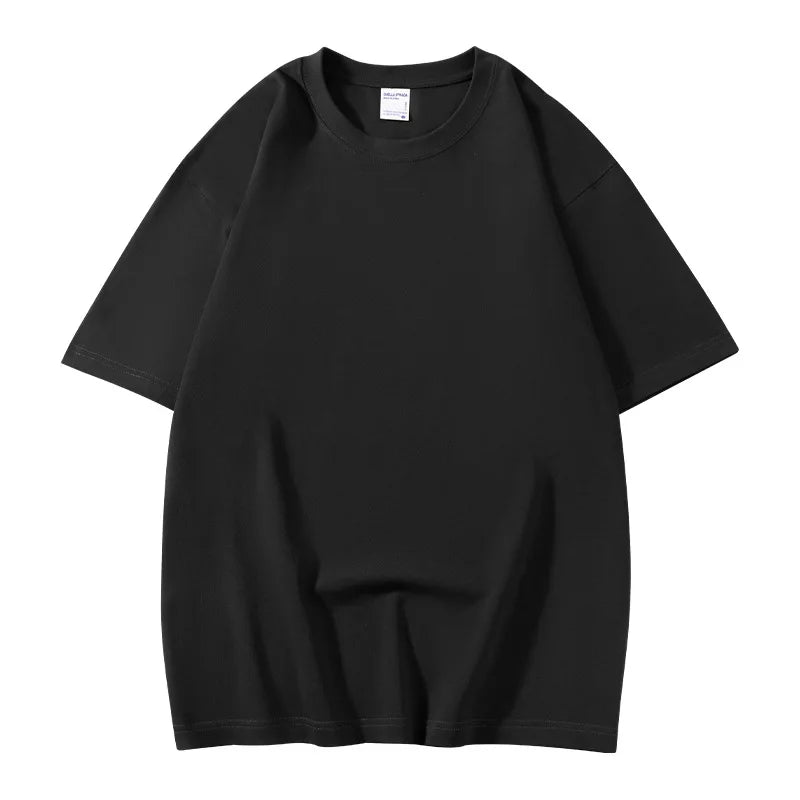 T Shirt En Coton 100 Pour Cent Coupe Décontractée Minimaliste Pour Un Style Polyvalent Et Confortable