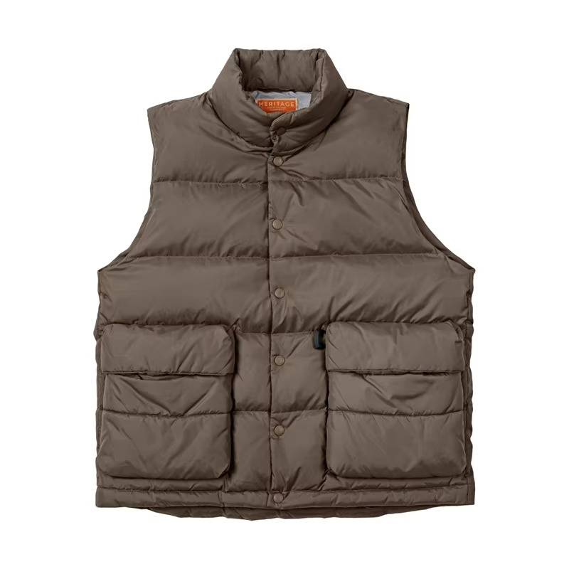Amawinc Veste Duvet Homme Chaude Col Montant Isolation Legere Duvet De Canard Blanc Pour Jours Froids