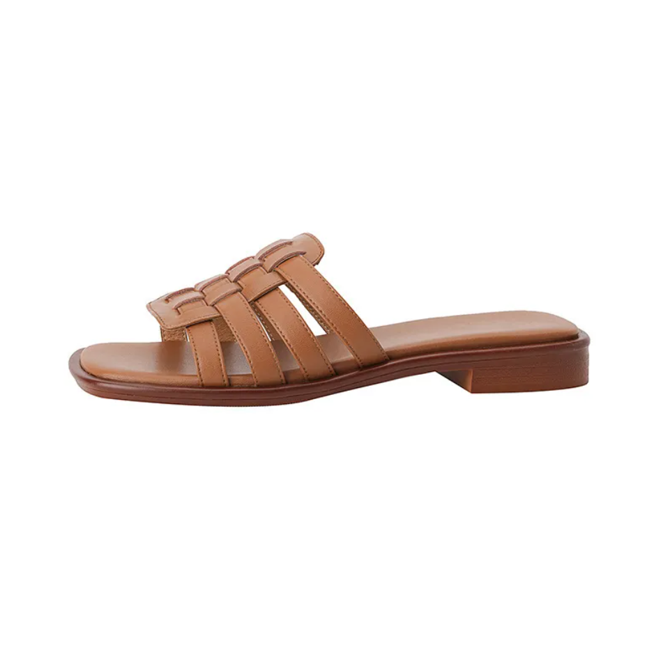 Damen Sandalen aus geflochtenem Leder