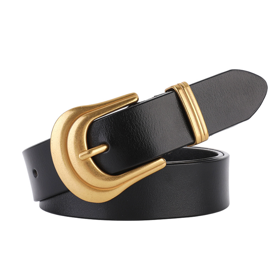 Damen Ledergürtel im Old-Money-Stil