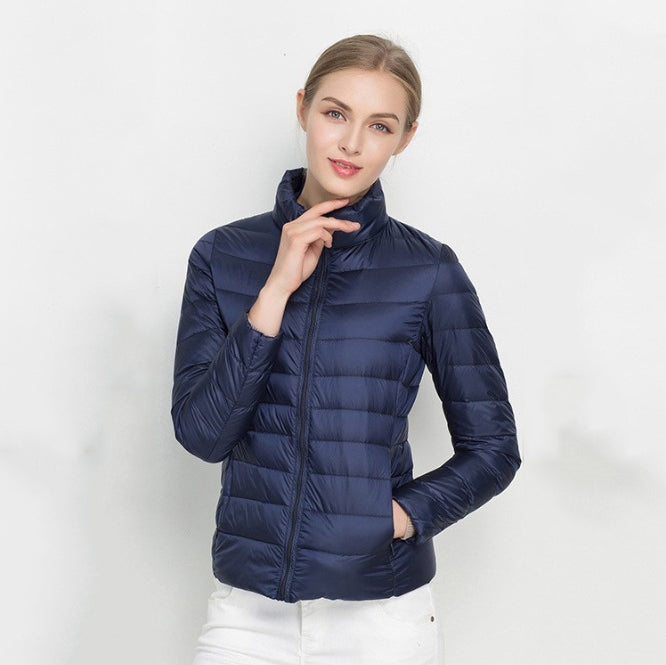 Veste Matelassée Pour Femme Nordisk Flair Coupe Slim Isolée Zip Avant Col Haut Chaude Et Confortable