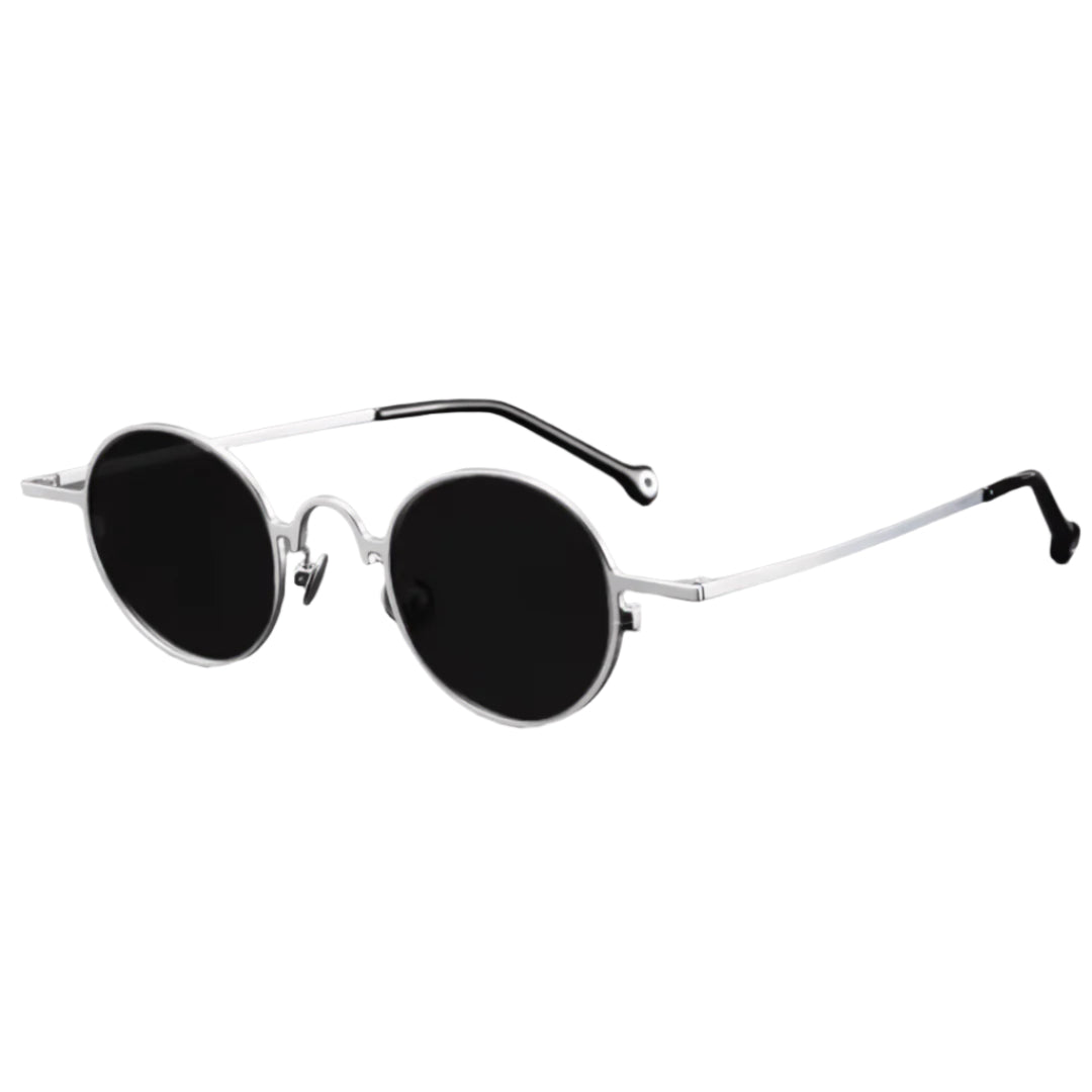 Lunettes De Soleil Rondes Ultralégères En Titane Avec Verres Polarisés Anti Reflet Professionnels