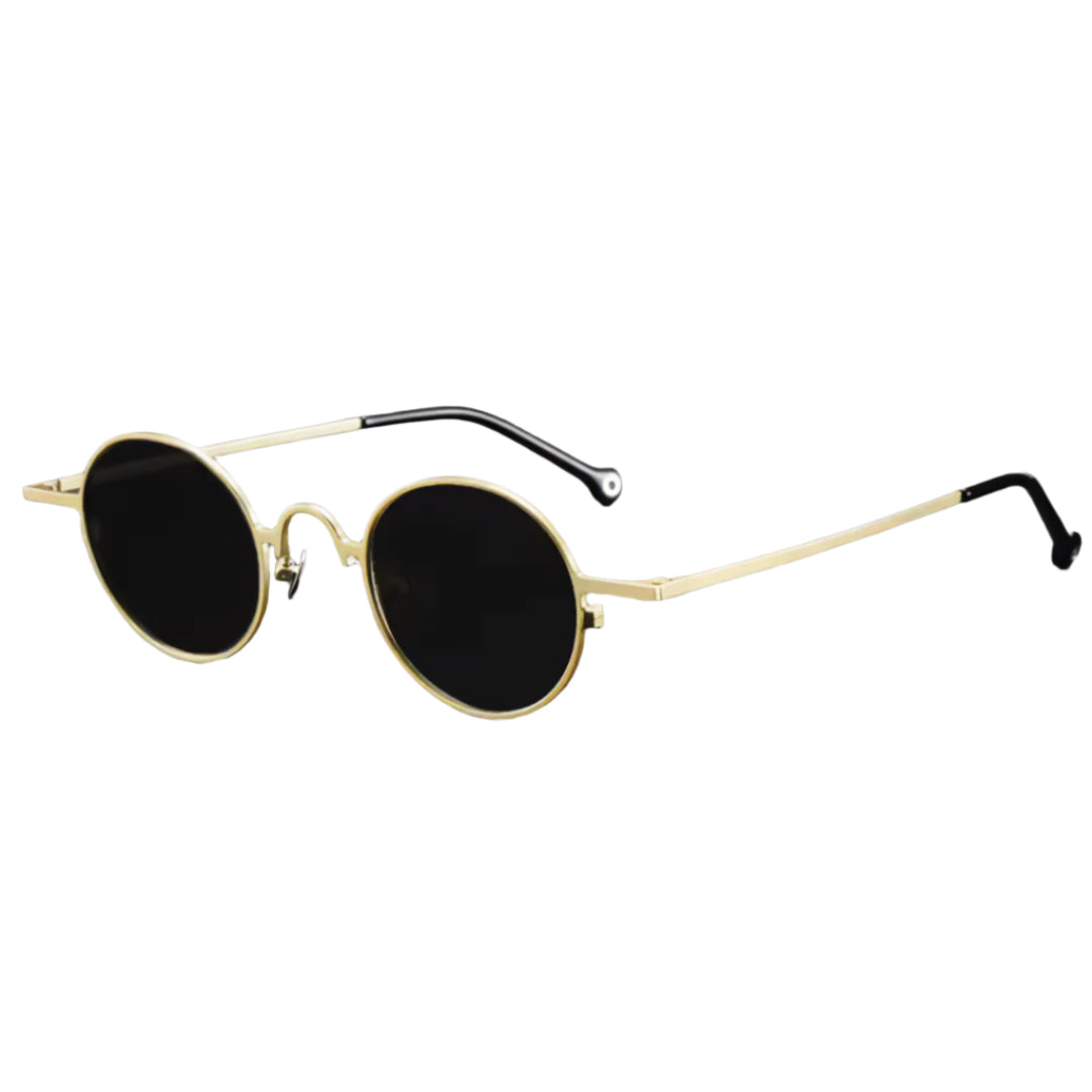 Lunettes De Soleil Rondes Ultralégères En Titane Avec Verres Polarisés Anti Reflet Professionnels