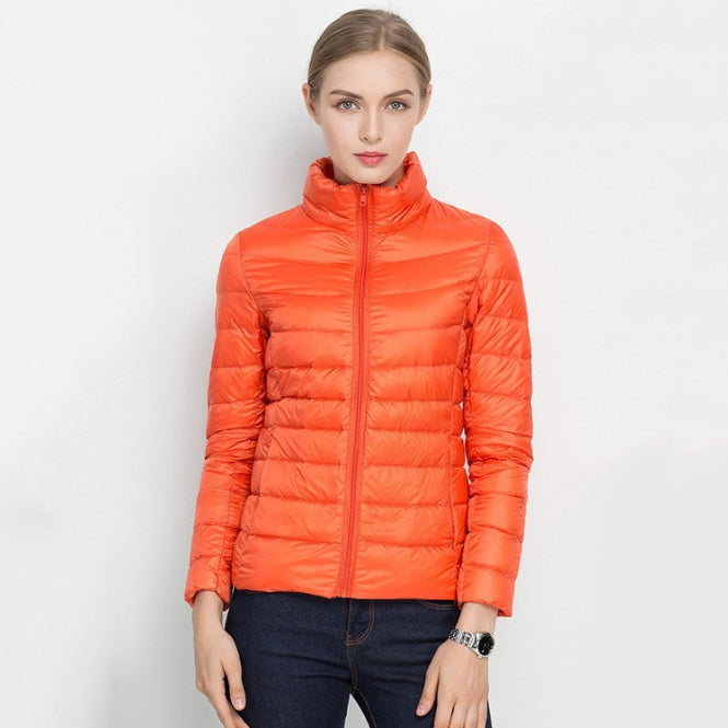 Veste Matelassée Pour Femme Nordisk Flair Coupe Slim Isolée Zip Avant Col Haut Chaude Et Confortable