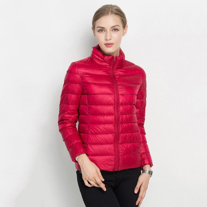 Veste Matelassée Pour Femme Nordisk Flair Coupe Slim Isolée Zip Avant Col Haut Chaude Et Confortable