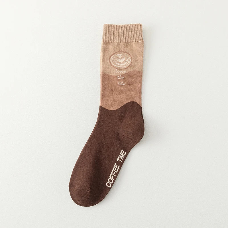 Chaussettes Morning Brew Crew Pour Amateurs De Café Design Tasse Café Marrant Et Confortable Pour Le Quotidien