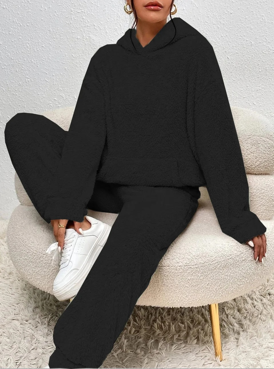 Hannah Ensemble Deux Pièces Femmes Doux Et Confortable Pour Détente Quotidienne