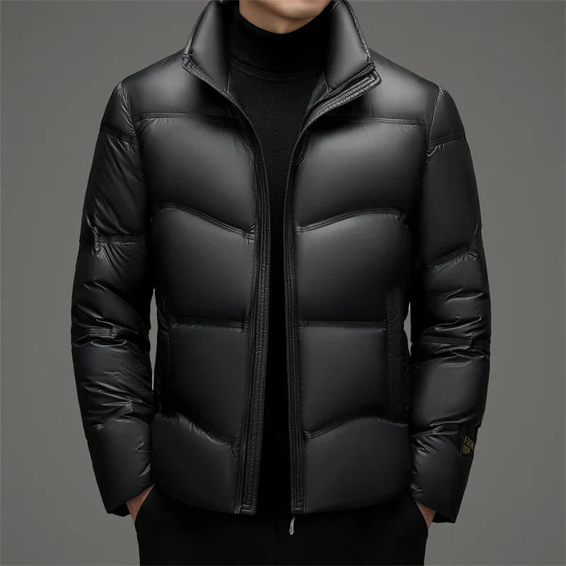 Doudoune Homme Lorne Gloss Amawinc Extérieur Hydrofuge À Haute Brillance Avec Duvet D Oie À 90 Pour Cent