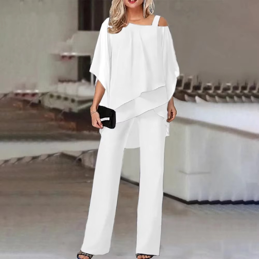 Ensemble Été Deux Pièces Pour Femmes Camisole Décontractée Pantalon Ample Confortable