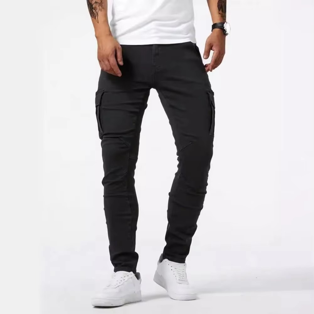Pantalon De Travail Slim Pour Homme Amawinc Avec Poches Renforcées Et Tissu Élastique Pour Confort Et Mobilité