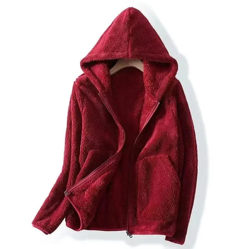 Zevar Sweat À Capuche Zippé En Polaire Confortable Pour Moments Décontractés Et Stylés