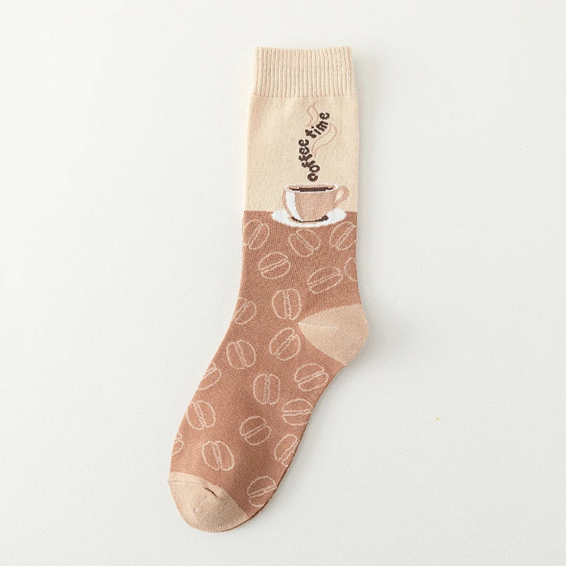 Chaussettes Morning Brew Crew Pour Amateurs De Café Design Tasse Café Marrant Et Confortable Pour Le Quotidien