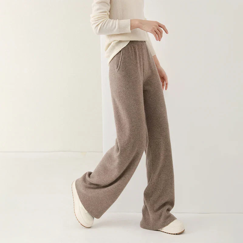 Pantalon En Laine Mérinos EternaSoft Coupe Ajustée Et Jambes Larges Respirant 100 Pour Cent Mérinos