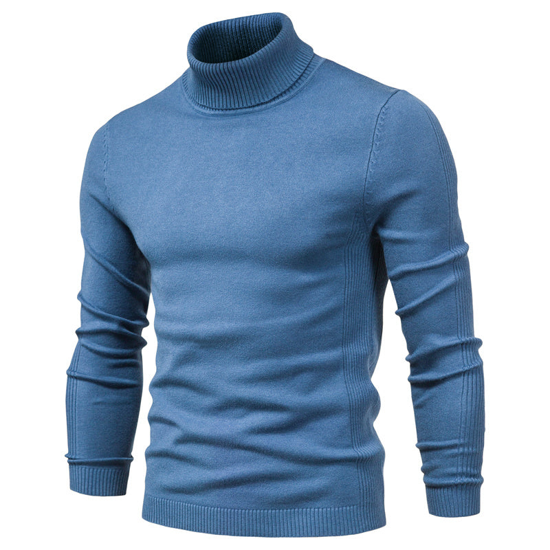 Pull Homme Col Roulé En Maille Chaud Amawinc Moderne Pour Confort Et Style Au Quotidien