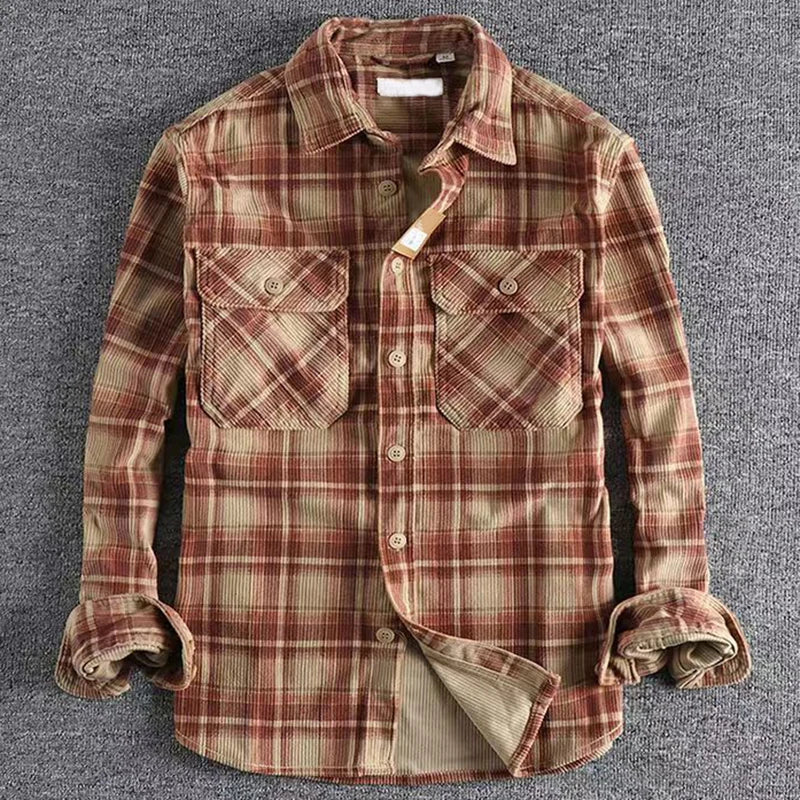 Chemise Flanelle À Carreaux Pour Homme Evan Confort Quotidien Et Chaleur Idéale Pour La Superposition