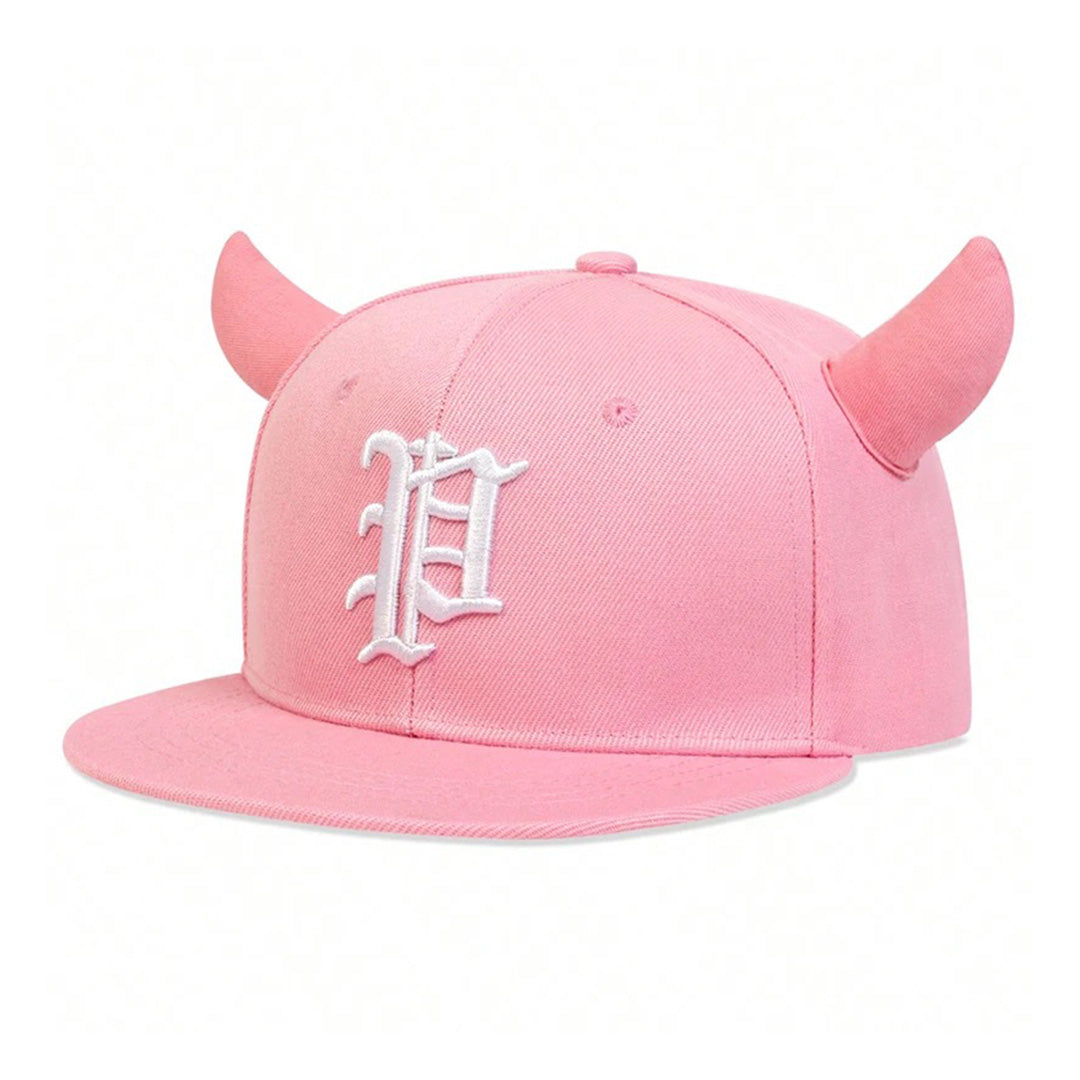 Casquette Snapback Philly À Cornes Avec Couronne Structurée Et Broderie Gothique Réglable