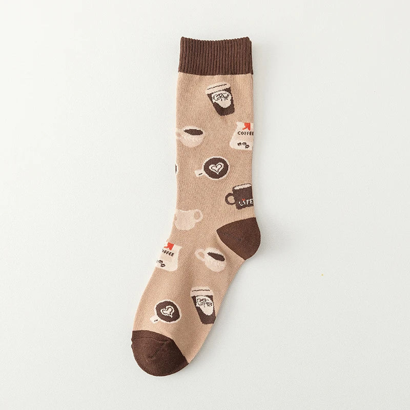 Chaussettes Morning Brew Crew Pour Amateurs De Café Design Tasse Café Marrant Et Confortable Pour Le Quotidien