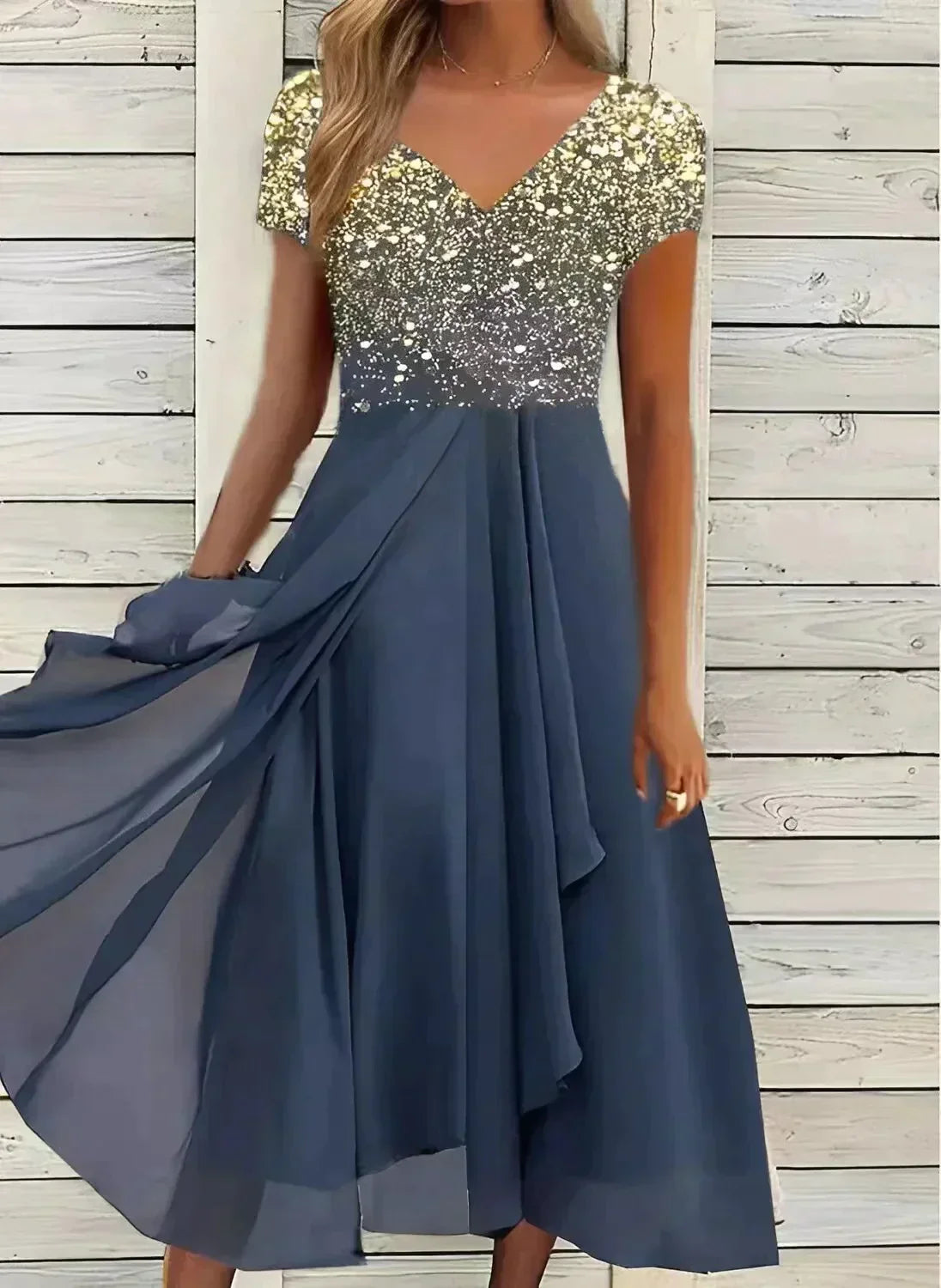 Damen-Chiffon-Partykleid Johanna