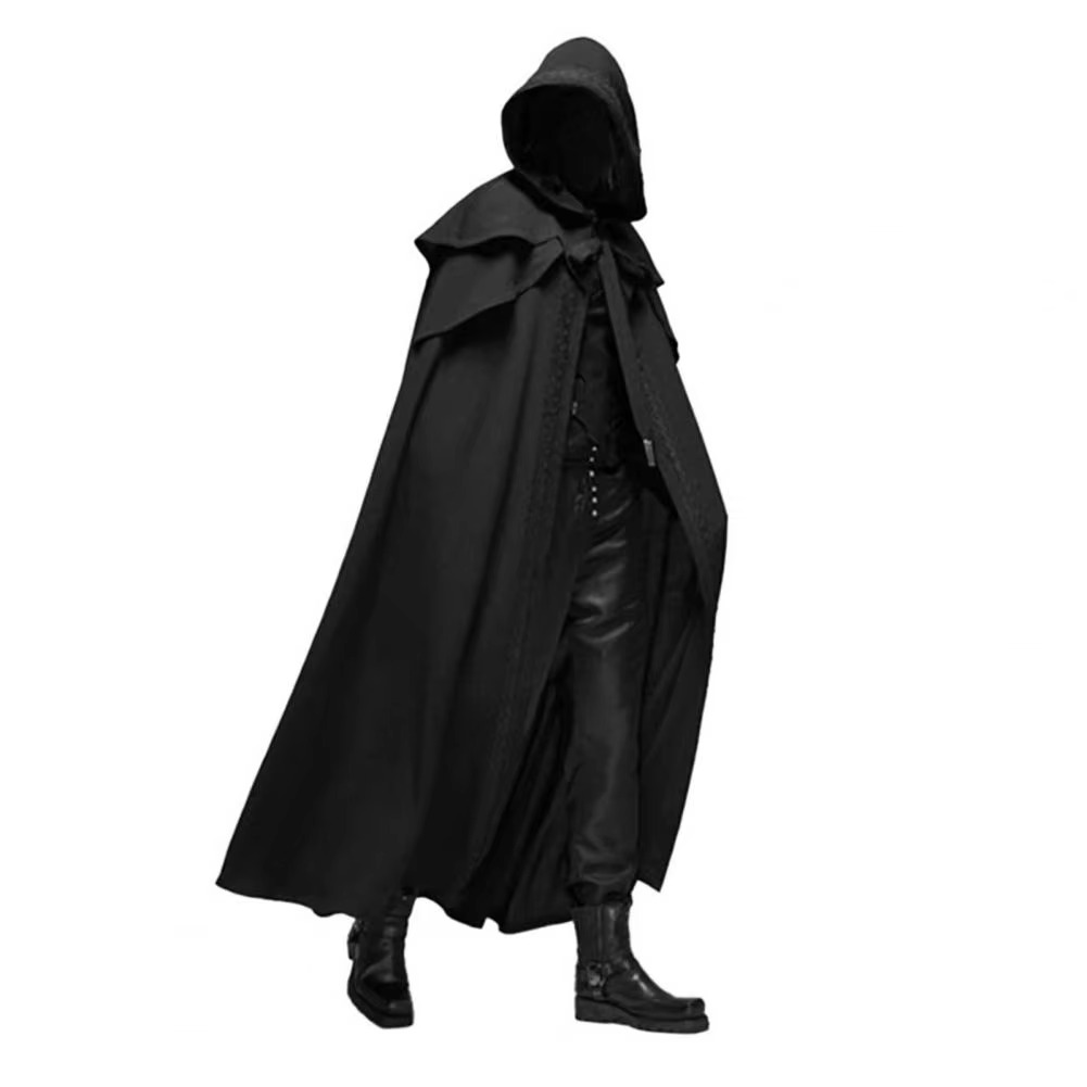 Redingote Gothique Steampunk Unisexe Pour Adultes Costume Halloween Cosplay Mascarade Amawinc