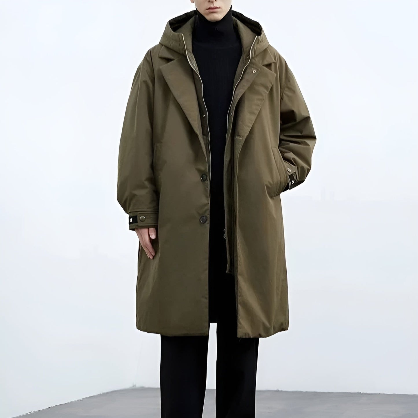 Manteau Trench Brighton Moderne Avec Doublure Zippée Et Résistance Au Vent Pour Temps Pluvieux