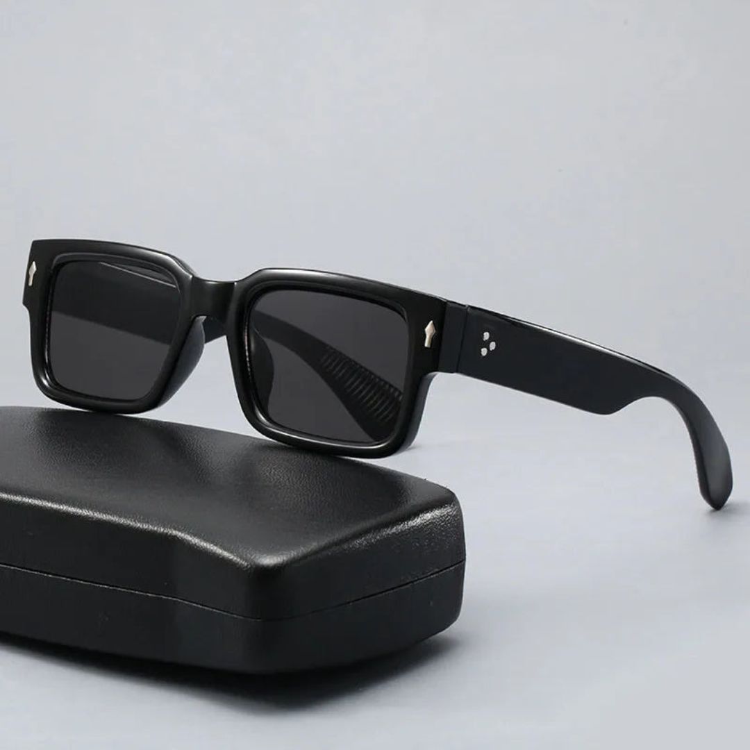 Lunettes De Soleil Sebastian Carré Deux Tons Avec Protection UV Totale Et Résistantes Aux Rayures