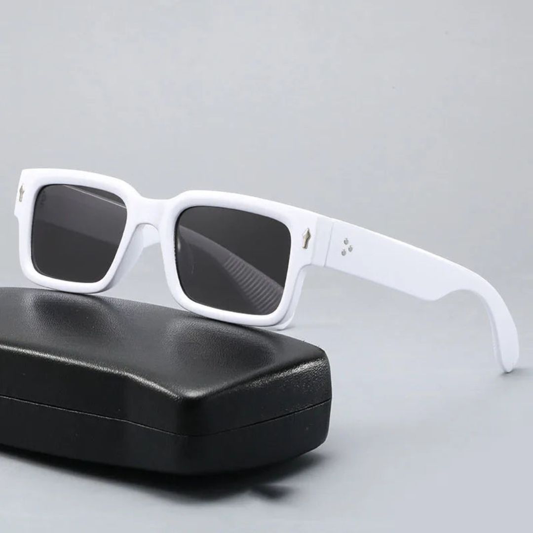 Lunettes De Soleil Sebastian Carré Deux Tons Avec Protection UV Totale Et Résistantes Aux Rayures