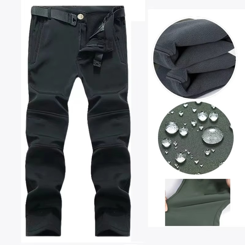 Veste Softshell Imperméable Pour Homme Avec Polaire Thermique Pour Randonnée, Camping Et Aventures Hivernales