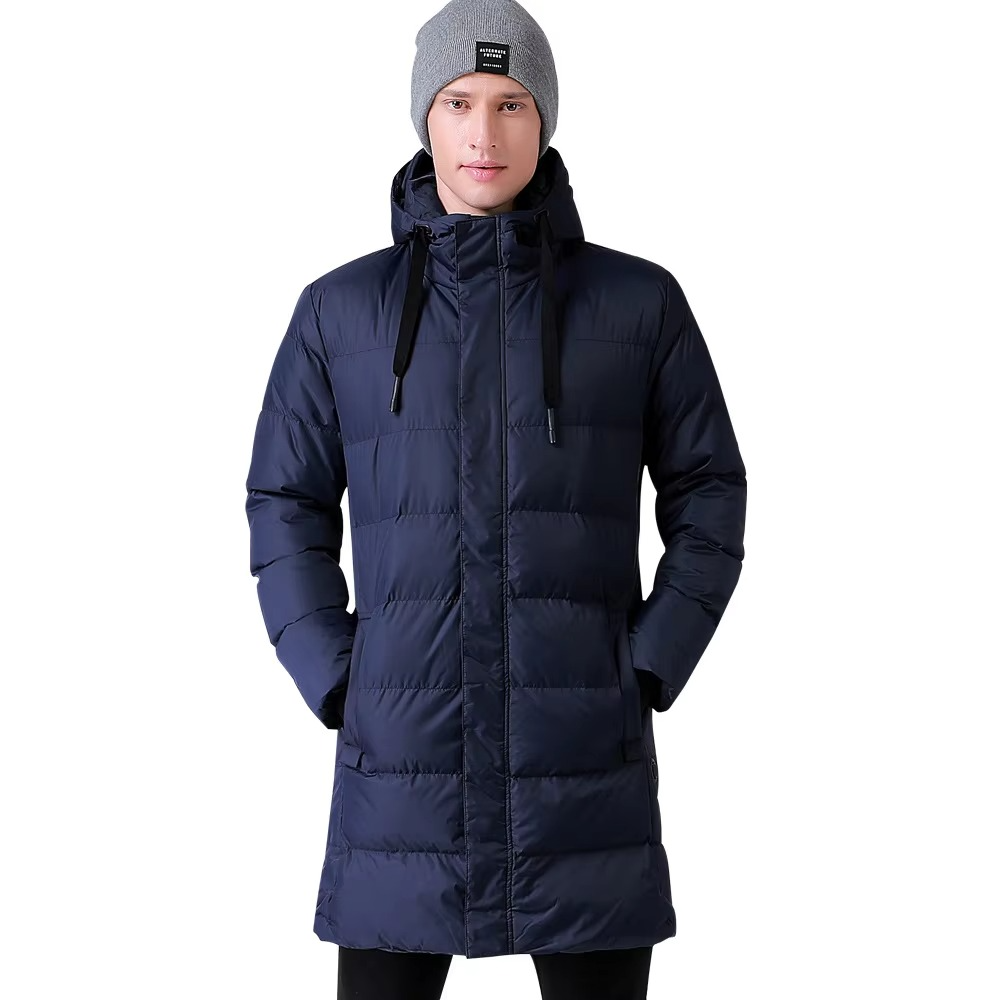 Manteau Long À Capuche Chauffant En Duvet Avec Technologie De Chauffage USB Pour Ski Et Aventure DHiver