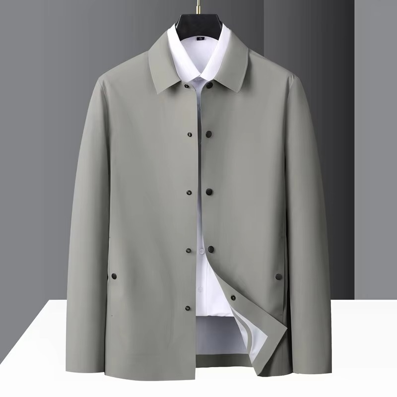 Veste Décontractée Business Sans Couture Pour Hommes Léger Printemps Été Ajustée Confort Toute La Journée