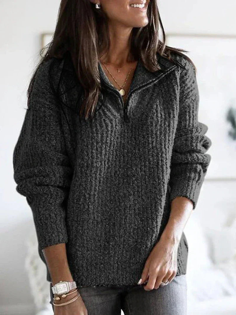 Aure Vintage-Pullover mit Zipper