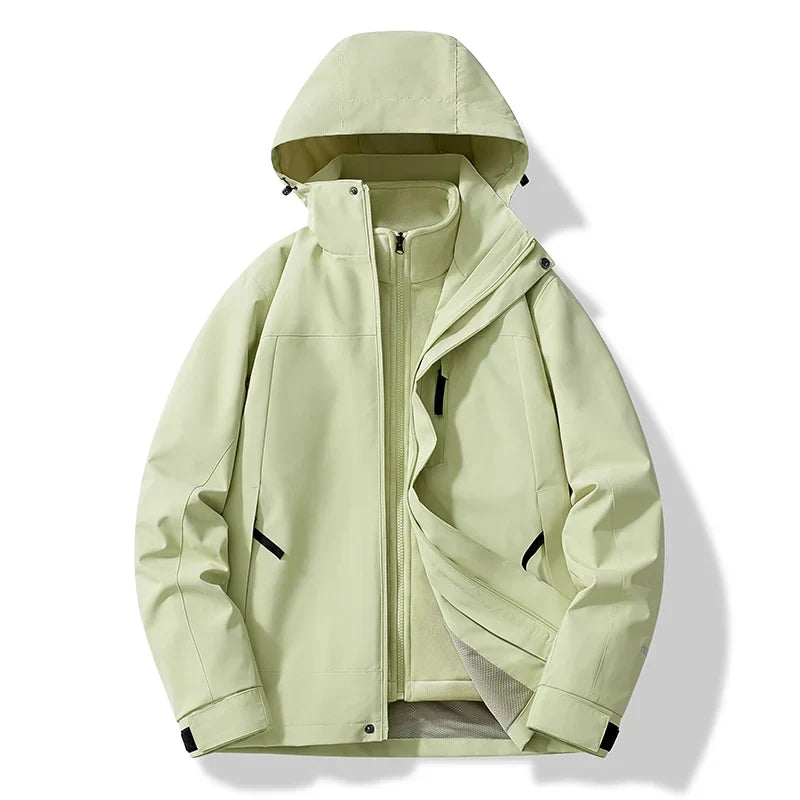 Adam Veste Hivernale À Capuche Pour Homme Ski Zip Devant Isolée Chaude Amawinc Sports De Neige
