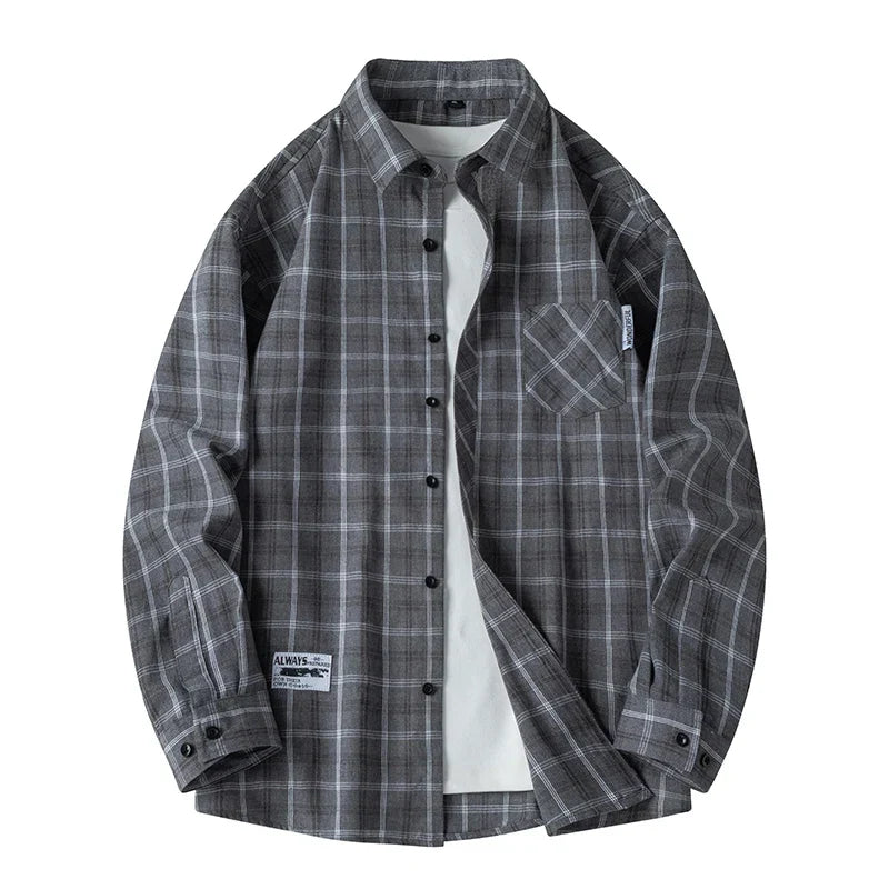 Chemise Flanelle à Carreaux Larson Durable Confortable Avec Coupe Classique Pour Automne
