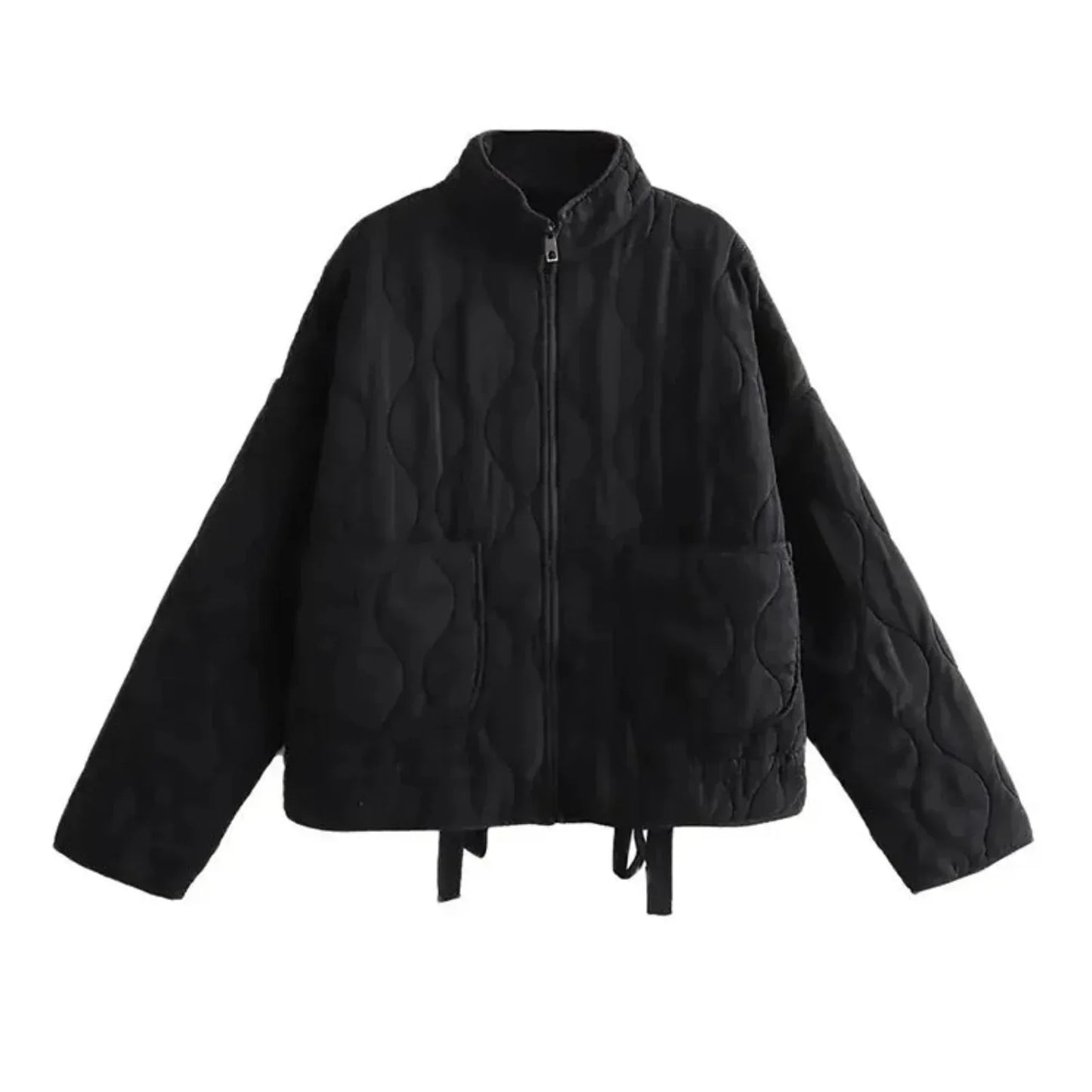 Veste Matelassée PuffBomb Bomber Classique Rembourrée Zip Fermeture Coupe Tailorée Élégante