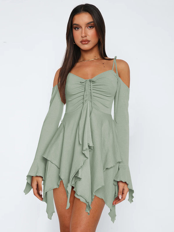 Kurzes Selma-Kleid mit mehreren Lagen
