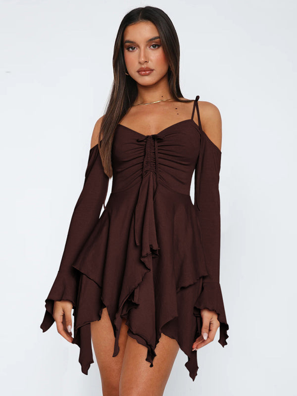 Kurzes Selma-Kleid mit mehreren Lagen