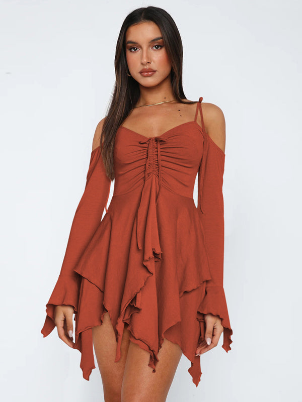 Kurzes Selma-Kleid mit mehreren Lagen