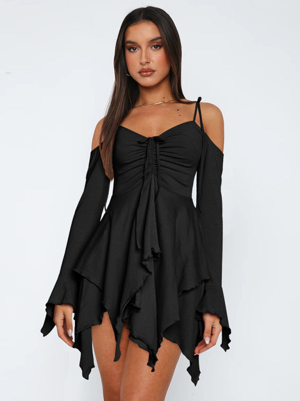 Kurzes Selma-Kleid mit mehreren Lagen