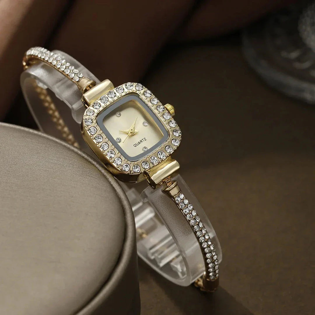 Montre Bracelet Serene Éclat Cristaux Élégante Pour Femmes Chic Et Luxueuse Pour Toutes Occasions