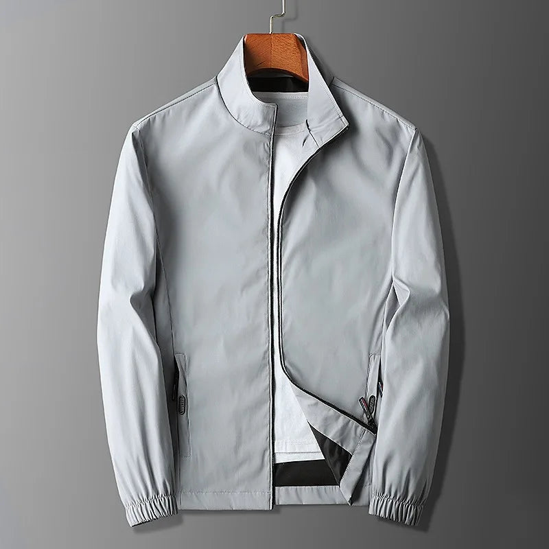 Veste Homme Amawinc Nordique Flair Slim Fit Léger Col Debout Poches Respirantes Confort