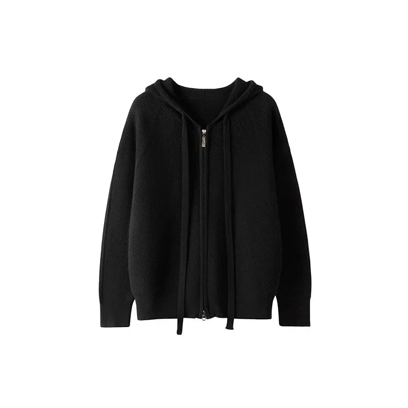 Pura Hoodie En Laine Mérinos 100 Pour Cent Capuche Chaud Doux Léger Et Respirant