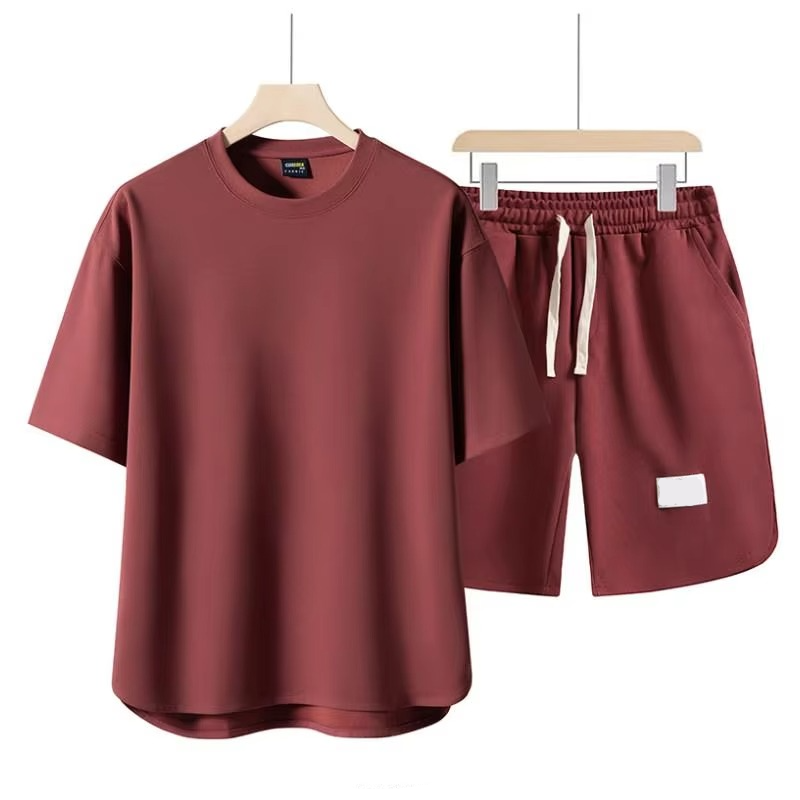 Ensemble Deux Pièces Été Pour Homme Chemise À Manches Courtes et Short Streetwear Confortable Tailles M À 4XL