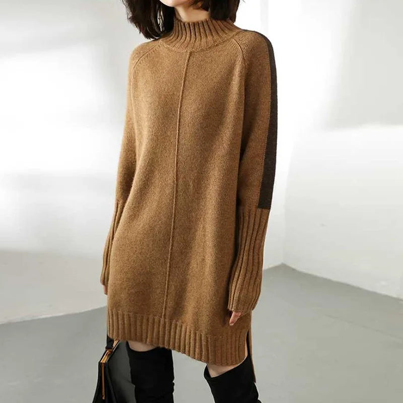 Robe Pull Oversize Zuli Amawinc En Tricot Doux Pour Jours Frais Confort Et Élégance