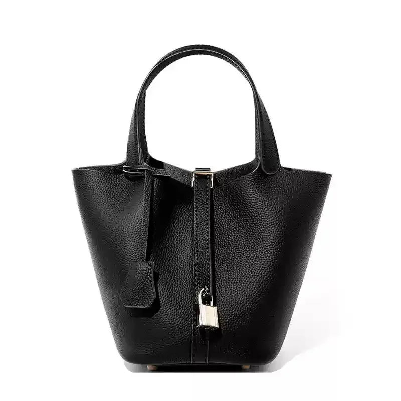 Amawinc Ann Sac Cabas En Cuir Structuré Intemporel Avec Finition Grain Raffinée Et Fermeture Par Sangle Sécurisée