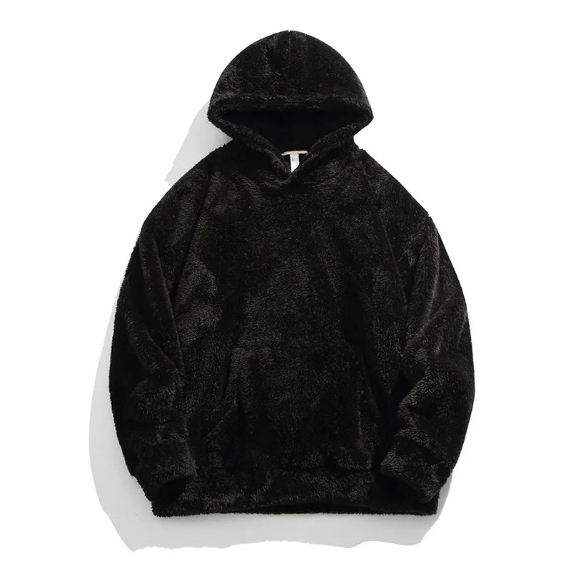 Calder Hoodie Oversize Homme En Polaire Doublure Douce Confort Quotidien Capuche À Cordon Amawinc